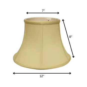 12" Antique White Drum Monay Shantung Lampshade