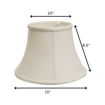 15" Snow Drum No Slub Lampshade
