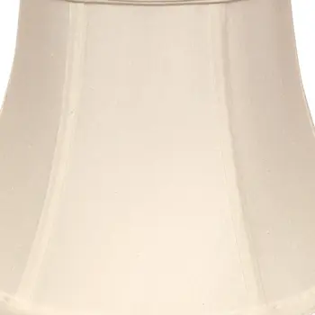 15" White Drum Monay Shantung Lampshade