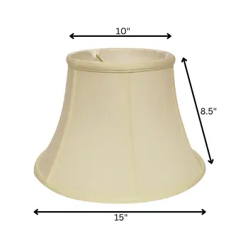 15" Ivory Drum Monay Shantung Lampshade