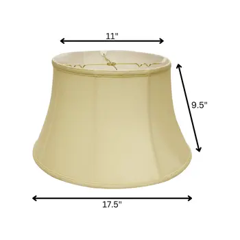 18" Antique White Drum Monay Shantung Lampshade