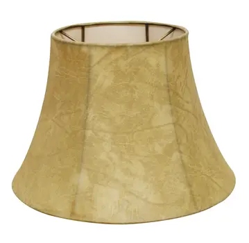 19" Faux Snakeskin Shallow Drum Parchment Lampshade