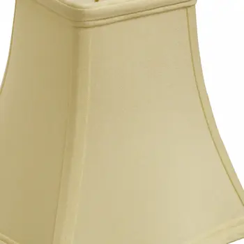 8" Ivory Premium Square No Slub Lampshade