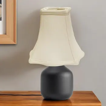 18" White Premium Square Monay Shantung Lampshade