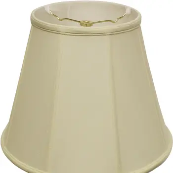 16" Ivory Slanted Empire Monay Shantung Lampshade
