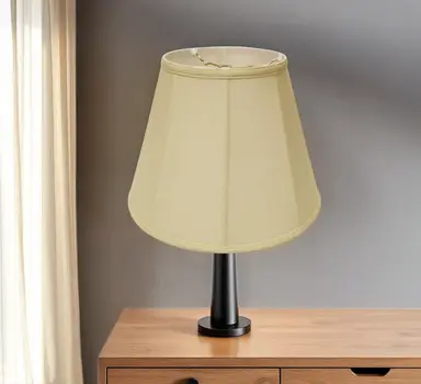 20" Antique White Slanted Empire Monay Shantung Lampshade