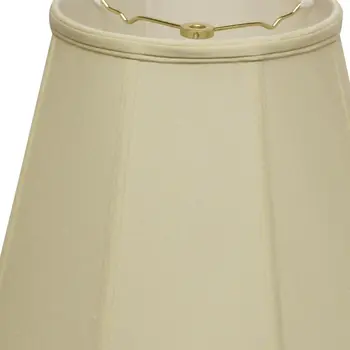 20" Ivory Slanted Empire Monay Shantung Lampshade