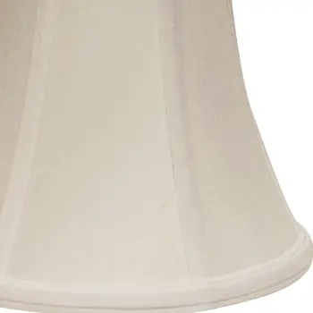 10" Snow Premium Bell No Slub Lampshade