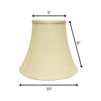 10" Ivory Premium Bell No Slub Lampshade