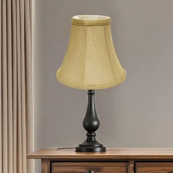 16" Pale Brown Premium Bell No Slub Lampshade