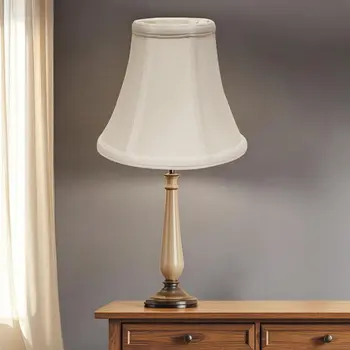 18" Snow Premium Bell No Slub Lampshade