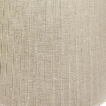Beige Linen Pleated Empire Lamp Shade 15"W Top 18"W Bottom