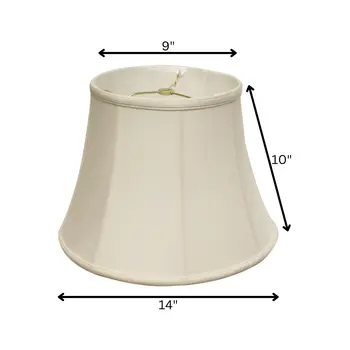 Off White Spider Bell Lamp shade 14 Bottom