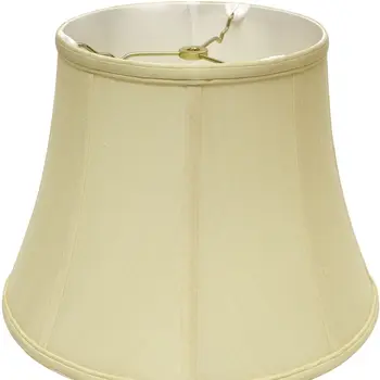 18" Antique White Altered Bell Monay Shantung Lampshade