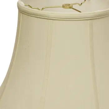 18" Ivory Altered Bell Monay Shantung Lampshade
