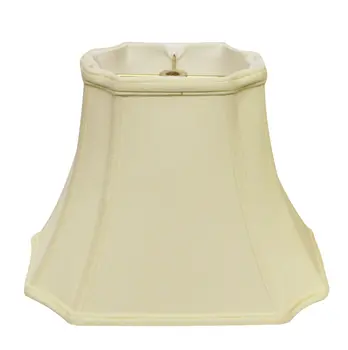 13" Ivory Inverted Rectangle Shantung Lampshade
