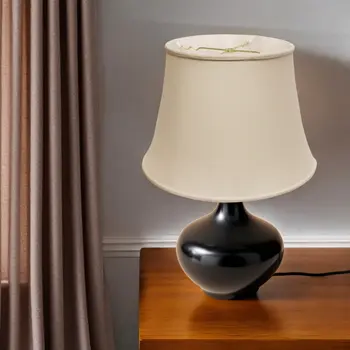 20" Biege Sloped Euro Bell Pongee Shantung Lampshade