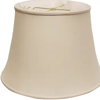 20" Biege Sloped Euro Bell Pongee Shantung Lampshade