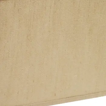 14" Golden Fiber Throwback Rectangle Burlap Lampshade
