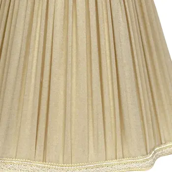 10" Pearl Grey Slanted Fancy Square Shantung Lampshade
