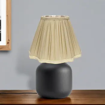10" Pearl Grey Slanted Fancy Square Shantung Lampshade