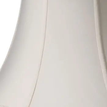 14" Cream Slanted Bell Shantung Lampshade
