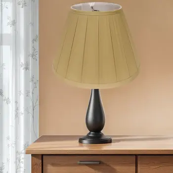 20" Honey Slanted English Box Shantung Lampshade
