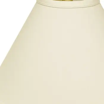 19" Ivory Deep Cone Slanted No Slub Lampshade