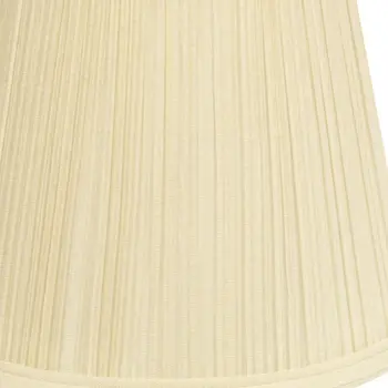 8" Ivory Empire Hardback Slanted Broadcloth Lampshade
