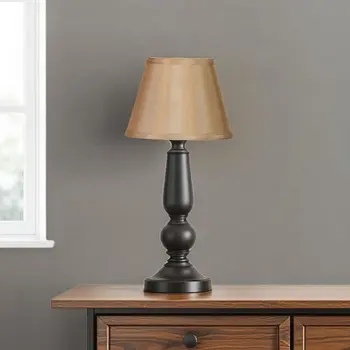 8" Pale Brown Empire Hardback Slanted No Slub Lampshade