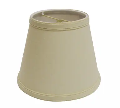 Beige Linen Empire Lamp shade 10"W Bottom