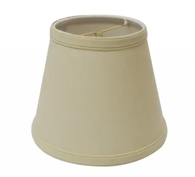 Beige Linen Empire Lamp shade 10"W Bottom