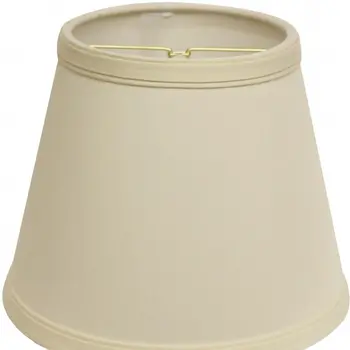 10" Ivory Empire Hardback Slanted No Slub Lampshade