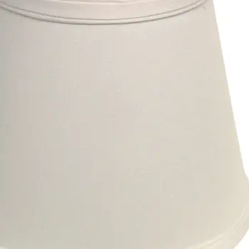 10" White Empire Hardback Slanted No Slub Lampshade