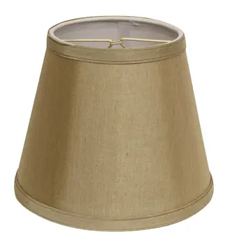 Tan No Slub Innsbruck Empire Lamp shade 10"W Bottom