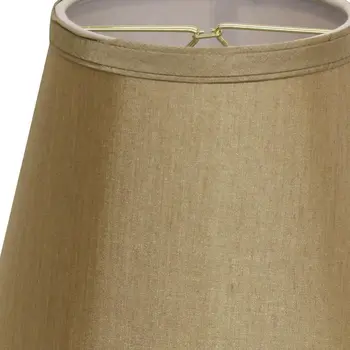 Tan No Slub Innsbruck Empire Lamp shade 10"W Bottom