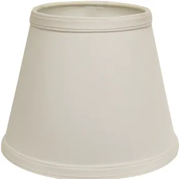 12" White Empire Hardback Slanted No Slub Lampshade