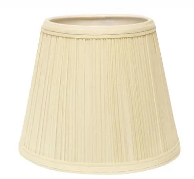 12" Ivory Empire Hardback Slanted Broadcloth Lampshade UF