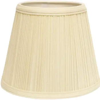 19" Ivory Empire Slanted Broadcloth Lampshade