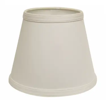 19" White Empire Slanted No Slub Lampshade