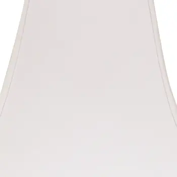 12" White Squre Bell No Slub Lampshade