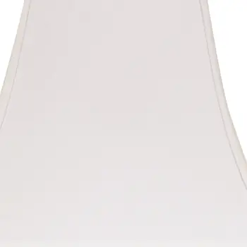 12" White Squre Bell No Slub Lampshade