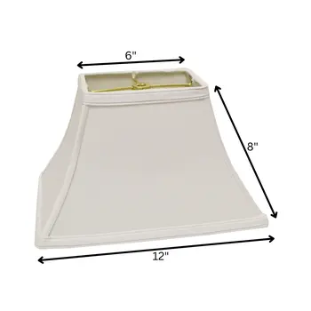 White No Slub Innsbruck Bell Lamp shade
