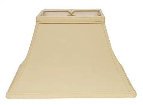 12" Slate Grey Rectangle Bell No Slub Lampshade