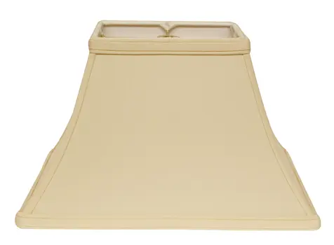 14" Slate Grey Rectangle Bell No Slub Lampshade