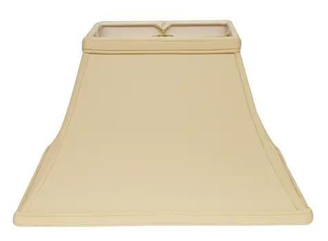 14" Slate Grey Rectangle Bell No Slub Lampshade