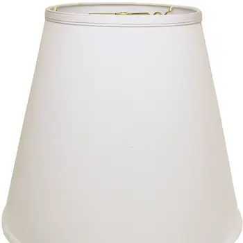 White No Slub Innsbruck Empire Lamp shade 16"W Bottom