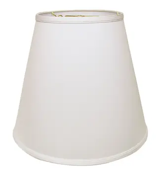 White No Slub Innsbruck Empire Lamp shade 16"W Bottom