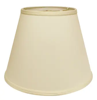 16" Ivory Empire Deep Slanted No Slub Lampshade