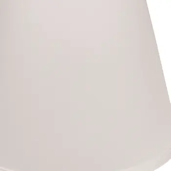 18" White Empire Deep Slanted No Slub Lampshade